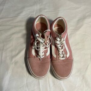 Vans Blush and Cream Sneakers